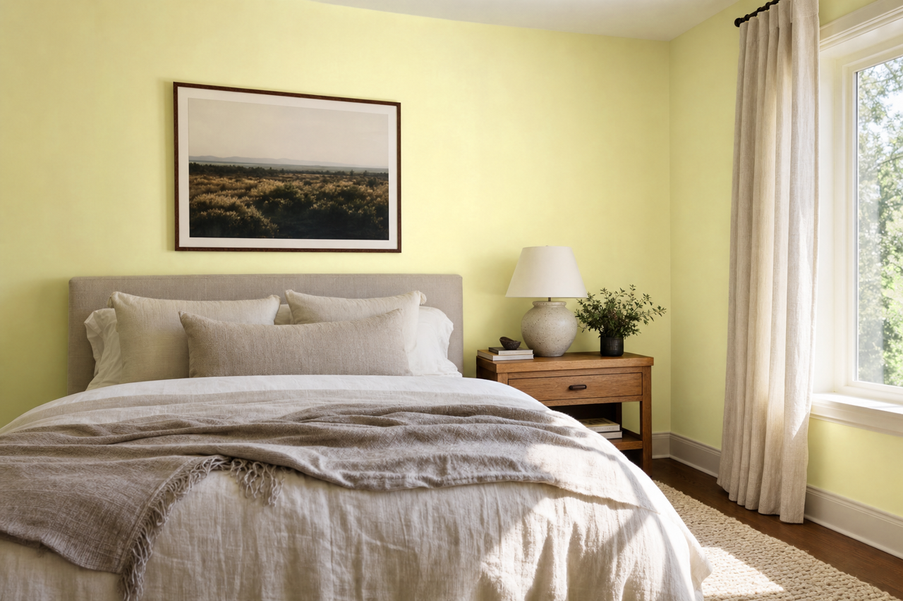 Gleeful by Valspar on interiors