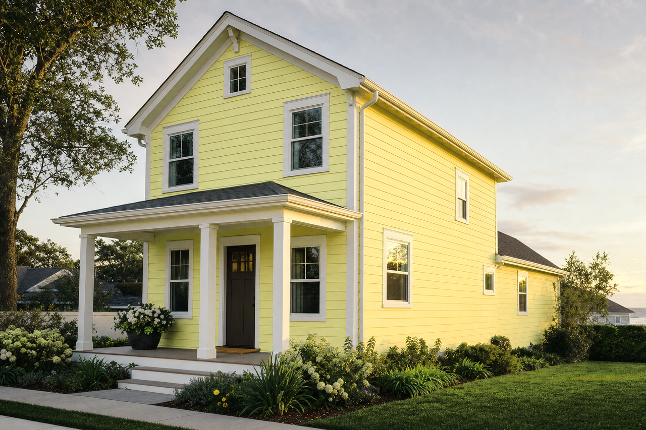 Garden Fresh by Valspar on exterior