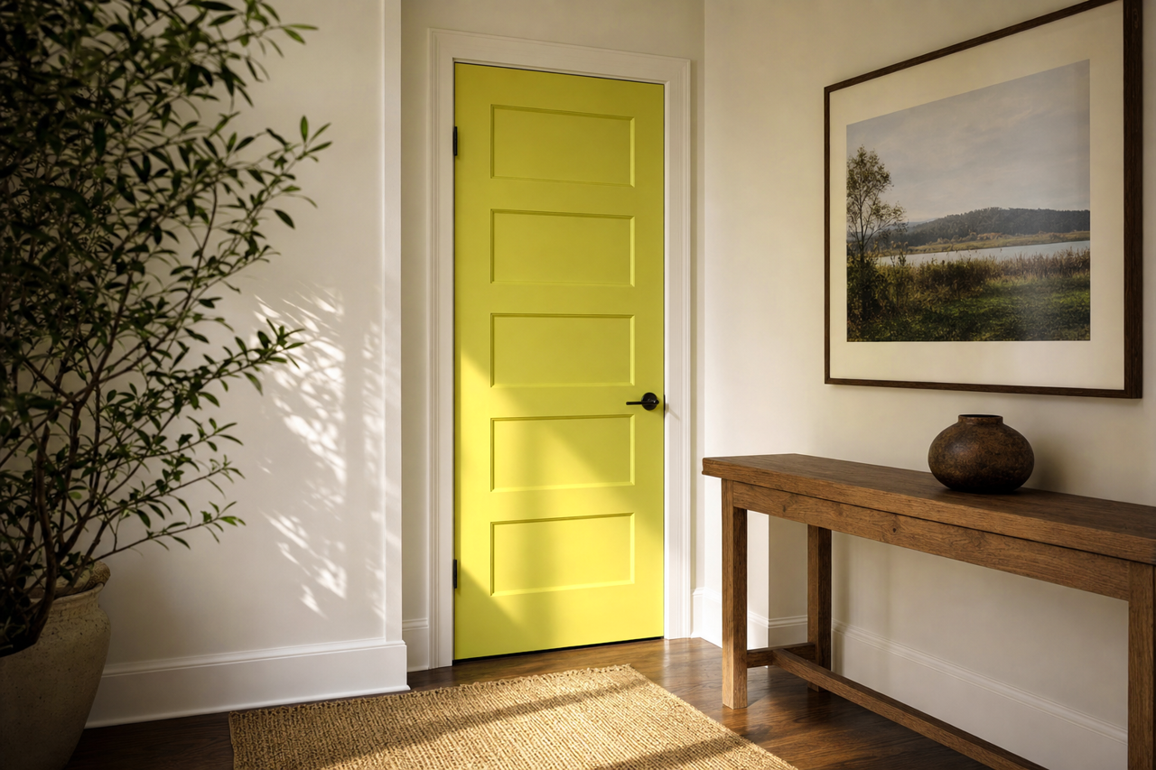 Parsley Sprig by Valspar on interior-doors