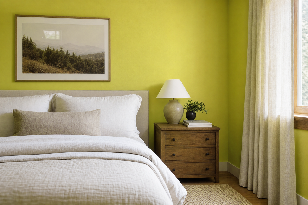 Parsley Sprig by Valspar on interiors