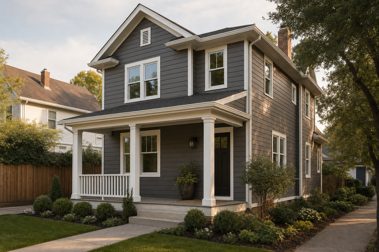 Safari Brown by Valspar on exterior