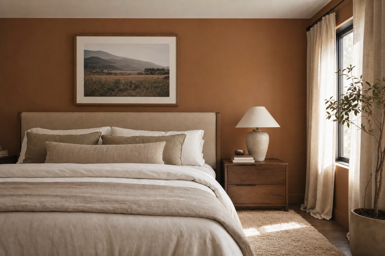 Montana Moss by Valspar on interiors