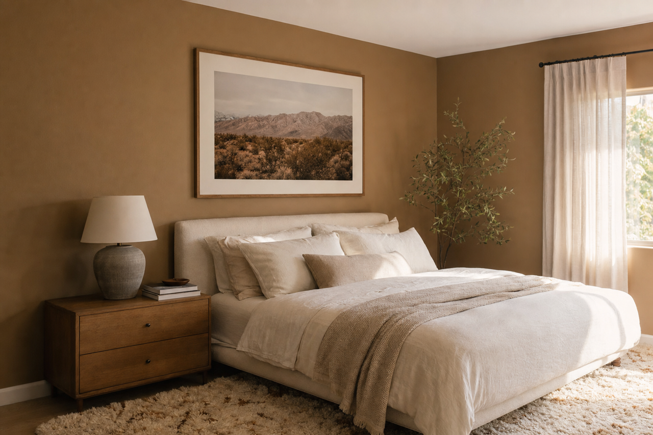 Moss Mulch by Valspar on interiors