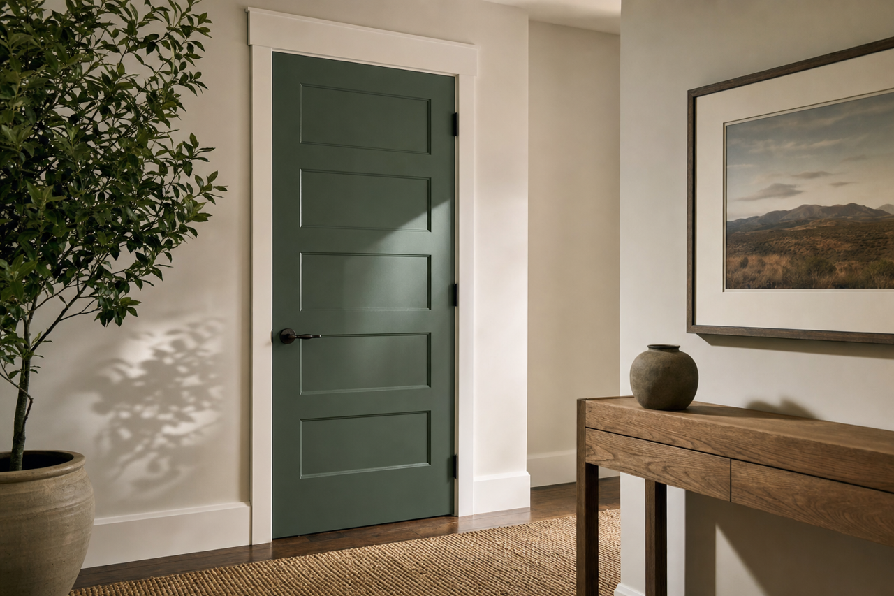 Wilderness by Valspar on interior-doors