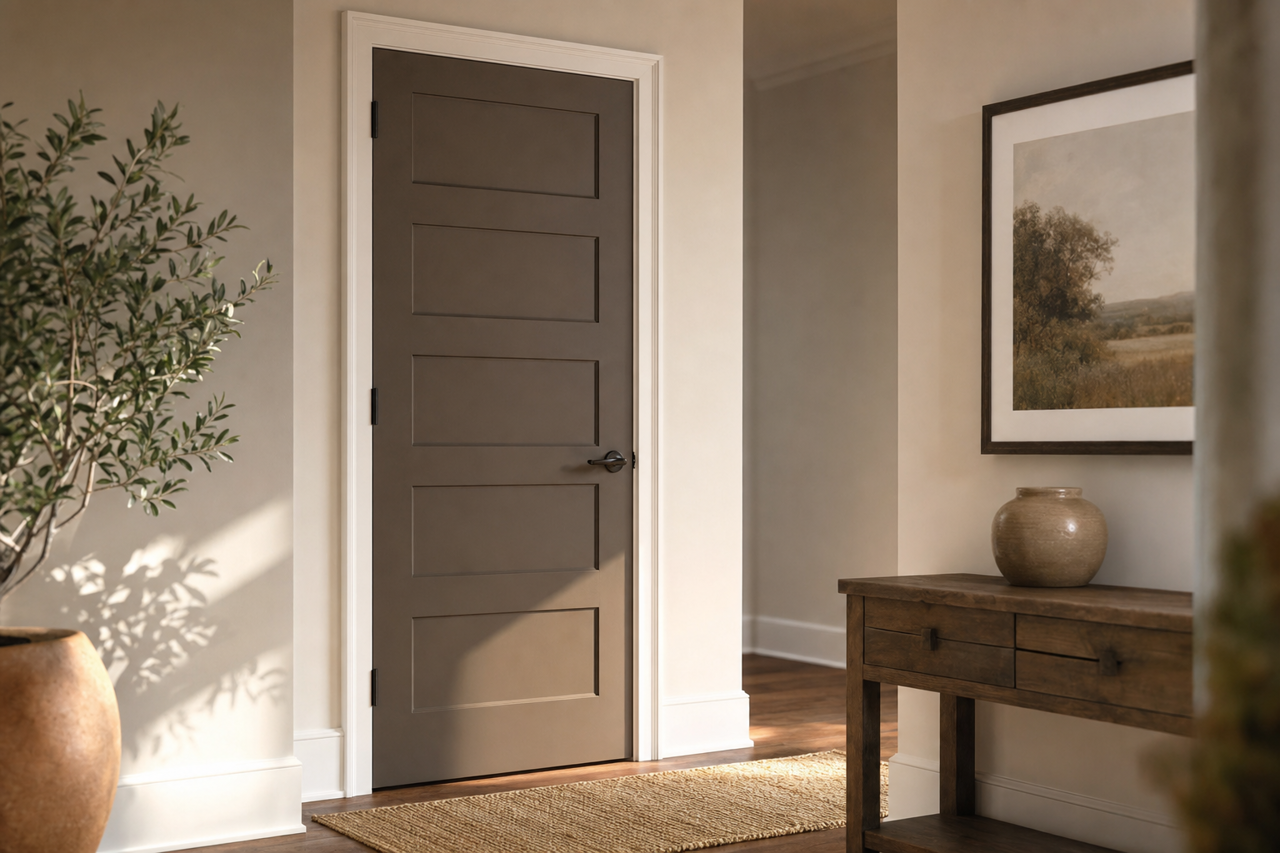 Journey by Valspar on interior-doors
