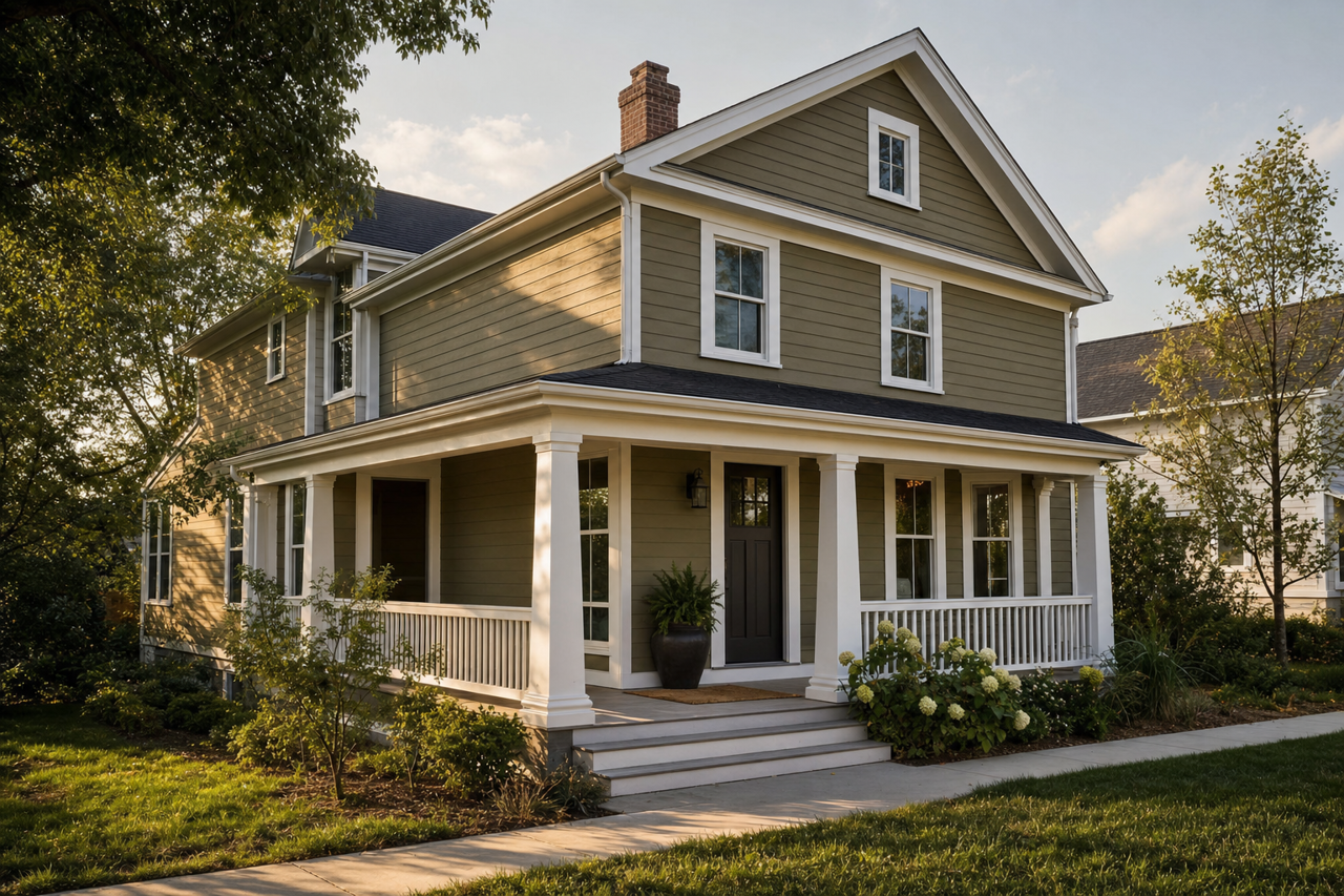 Amazon Silt by Valspar on exterior