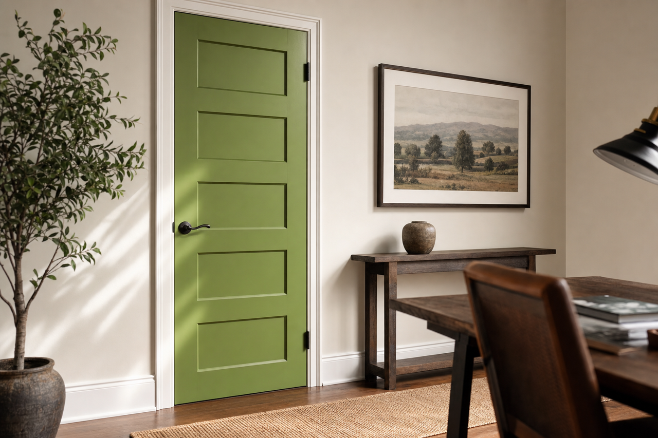 Mountain Botanical by Valspar on interior-doors