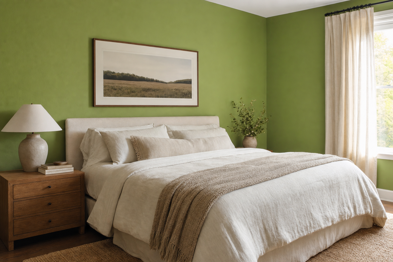 Mountain Botanical by Valspar on interiors