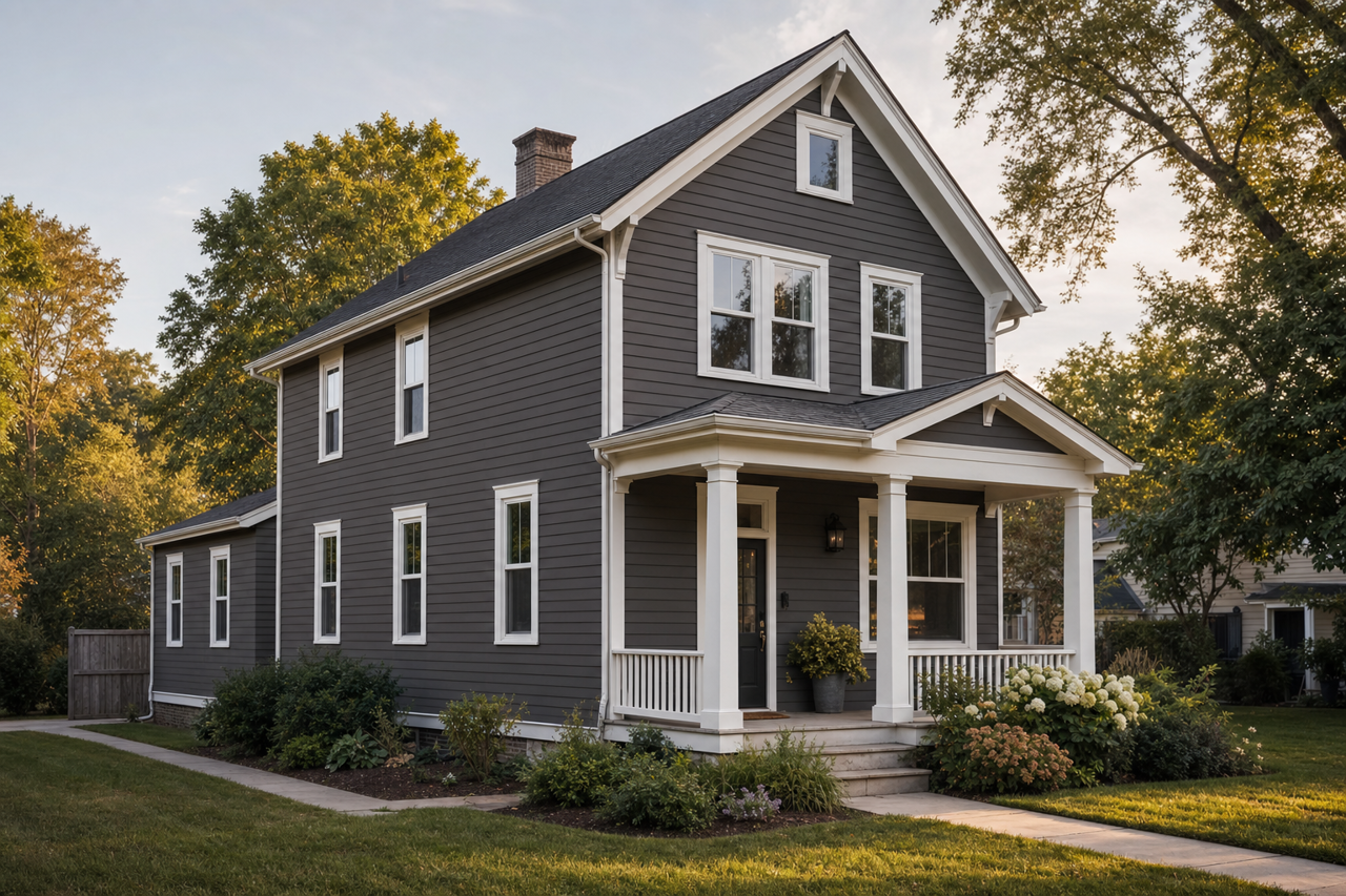 Fired Earth by Valspar on exterior