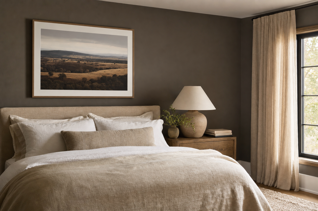 Fired Earth by Valspar on interiors