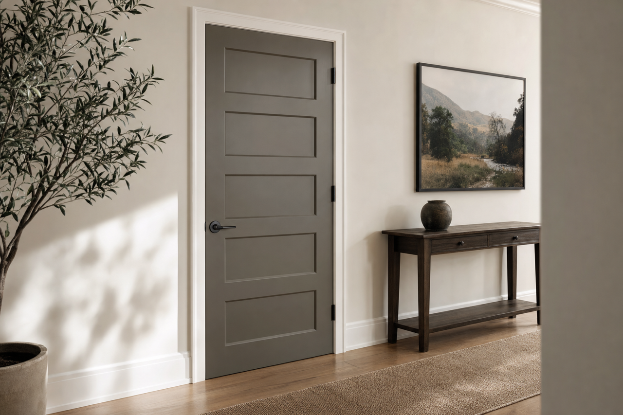 Night Safari by Valspar on interior-doors