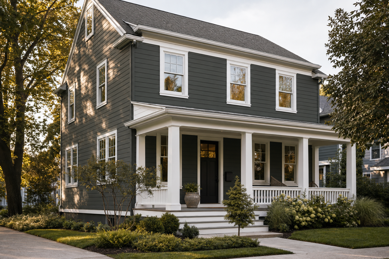 Aged Pine by Valspar on exterior