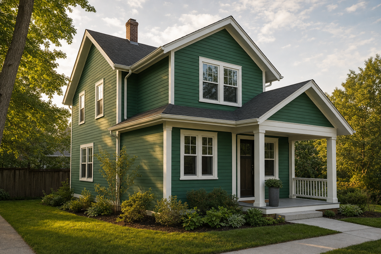 Four-Leaf Clover by Valspar on exterior