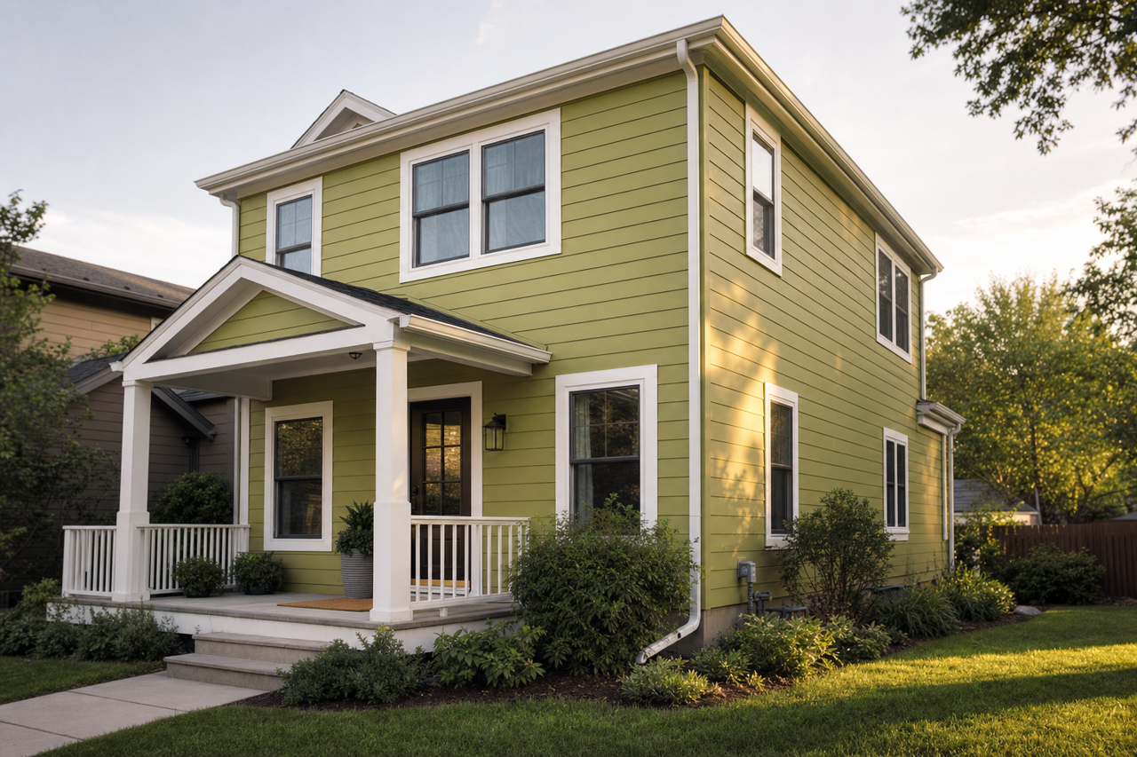 Shallow Valley by Valspar on exterior