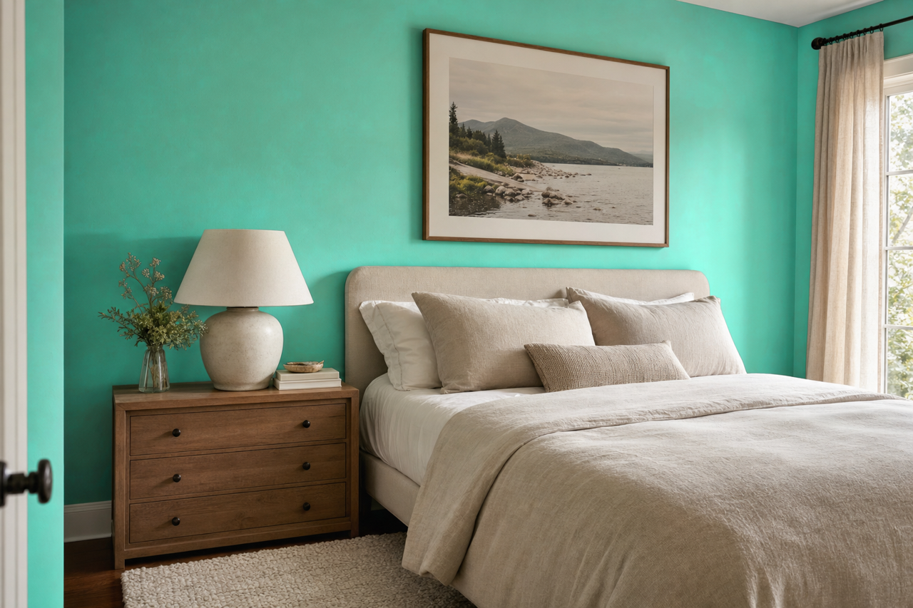 St. Patty's Day by Benjamin Moore on interiors