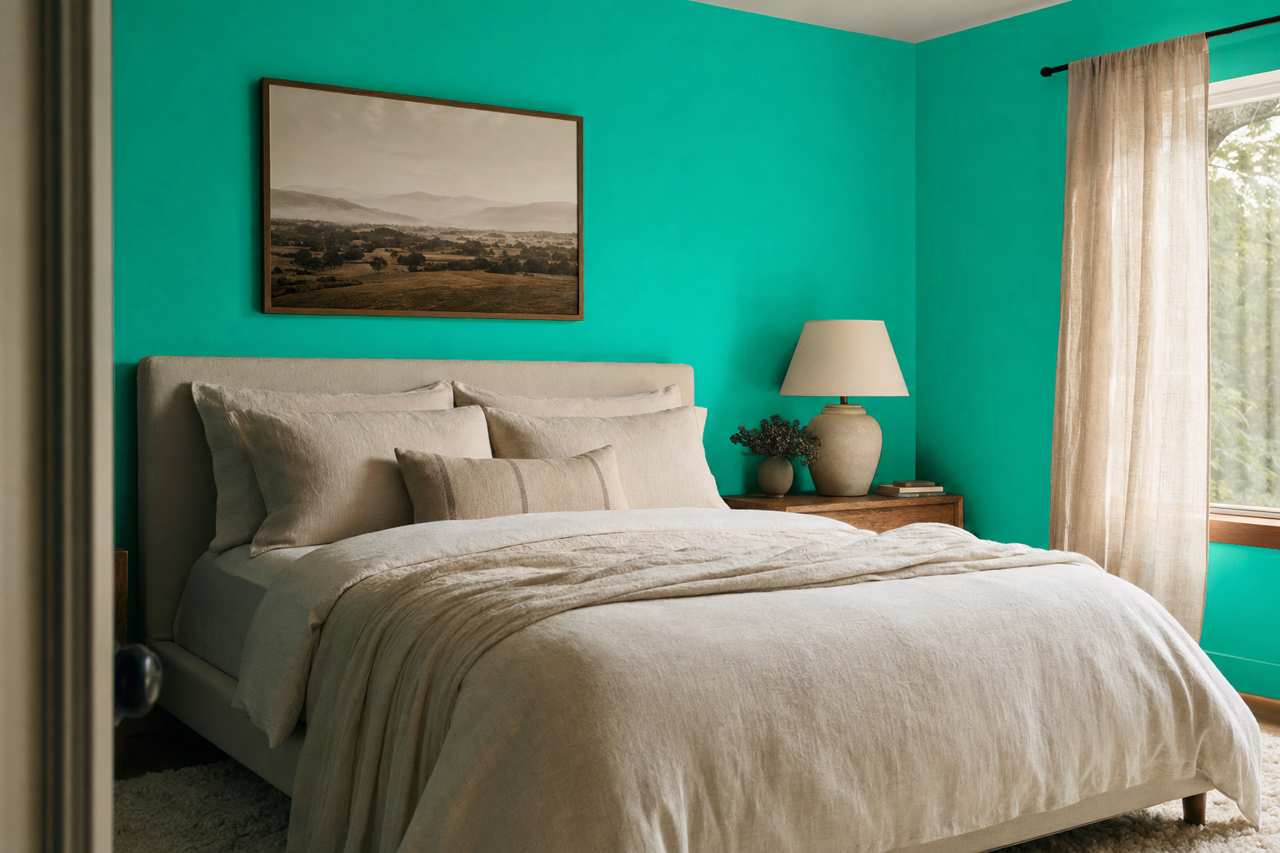 Mayan by Benjamin Moore on interiors