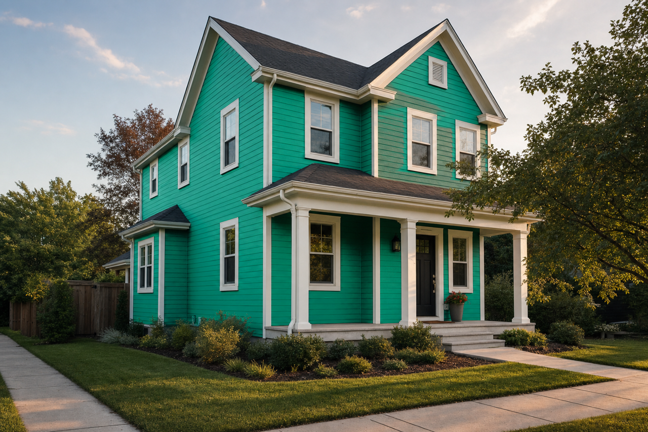 Garden by Benjamin Moore on exterior