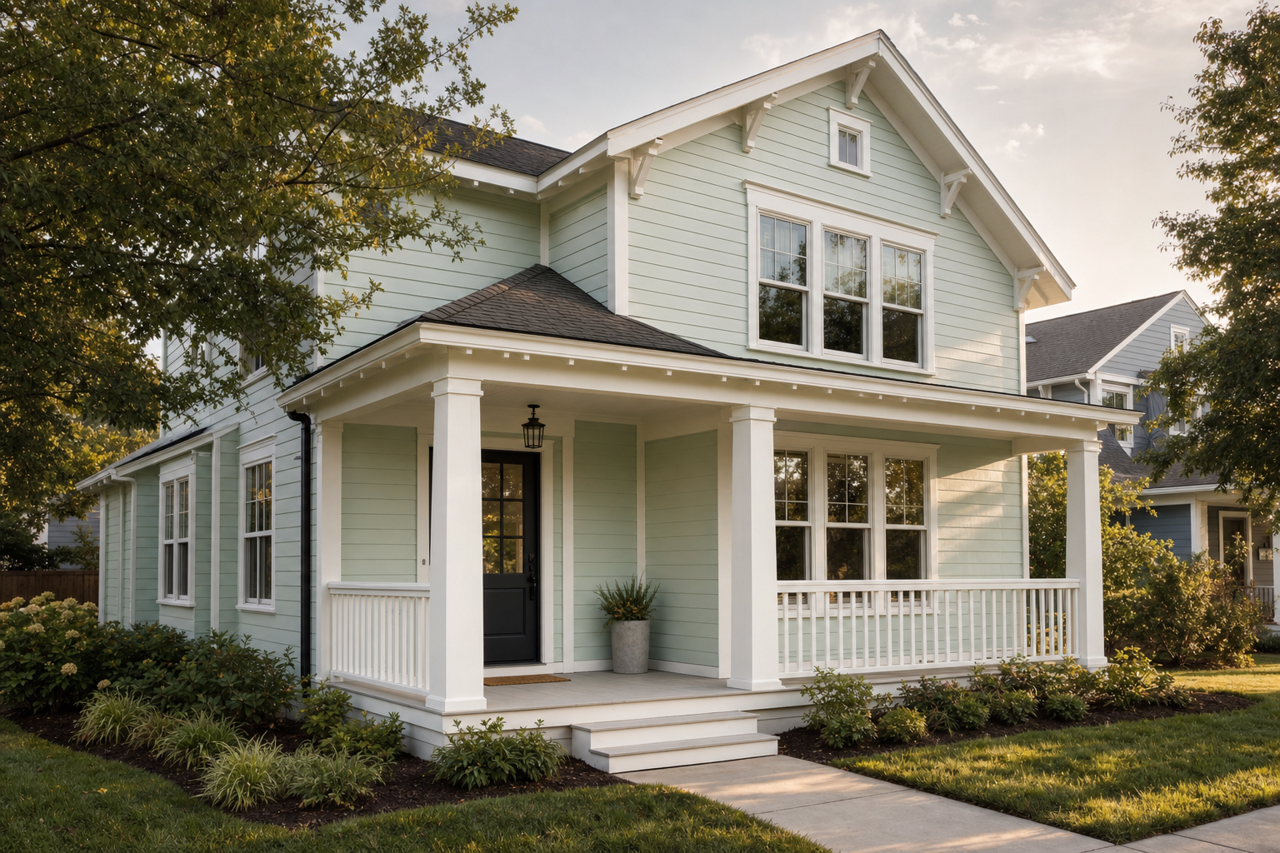 Lido by Benjamin Moore on exterior
