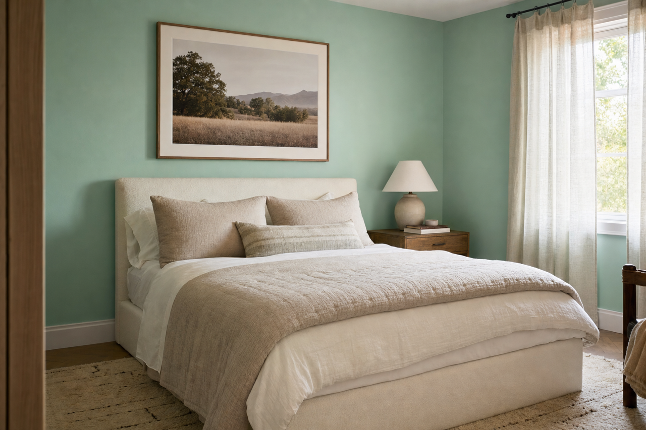 Key by Benjamin Moore on interiors