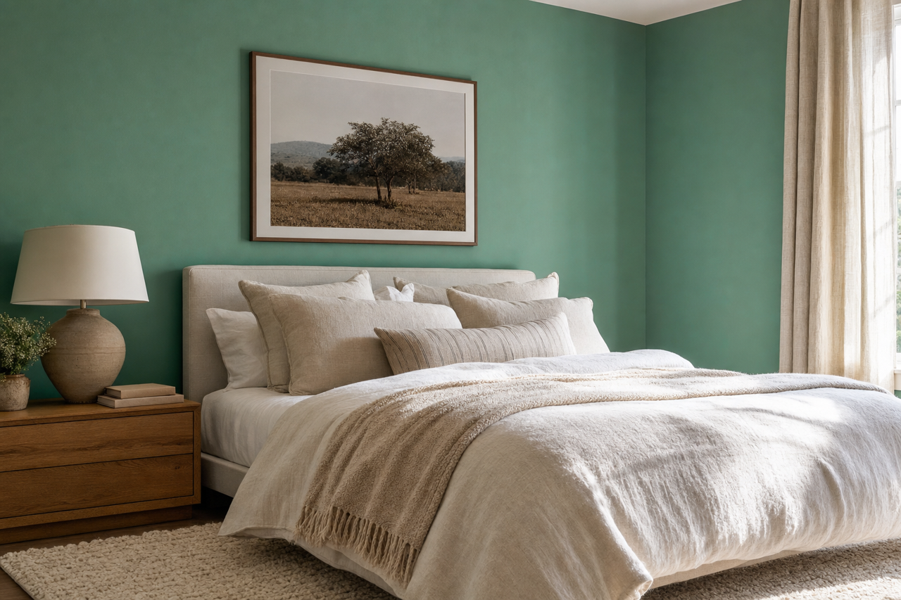 Alpine Trail by Benjamin Moore on interiors