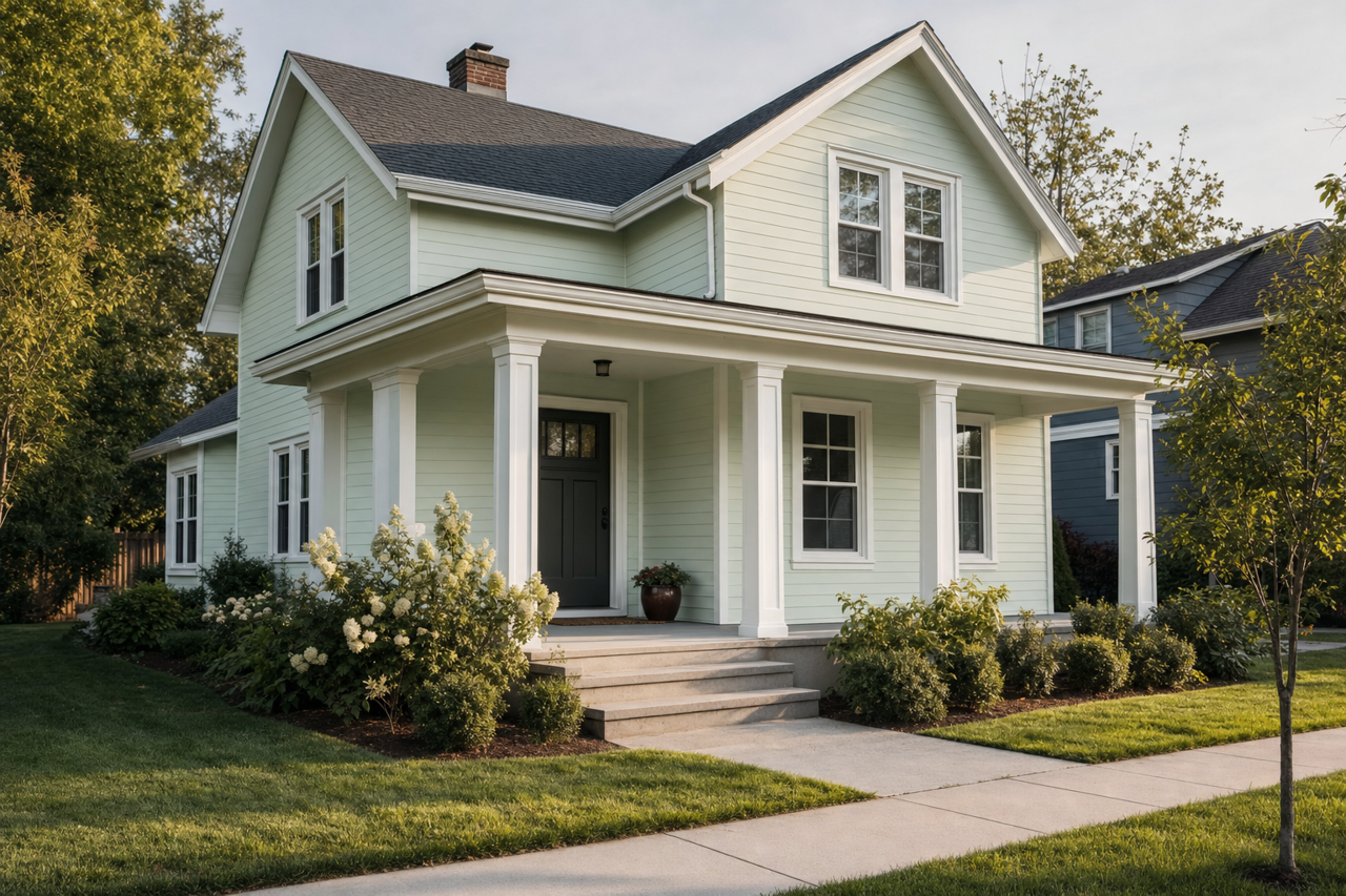 Bath by Benjamin Moore on exterior