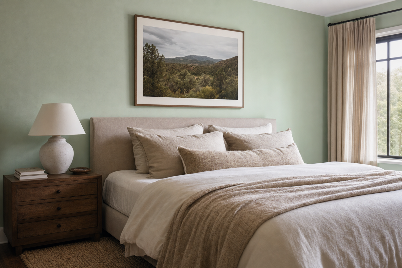 Etched by Benjamin Moore on interiors