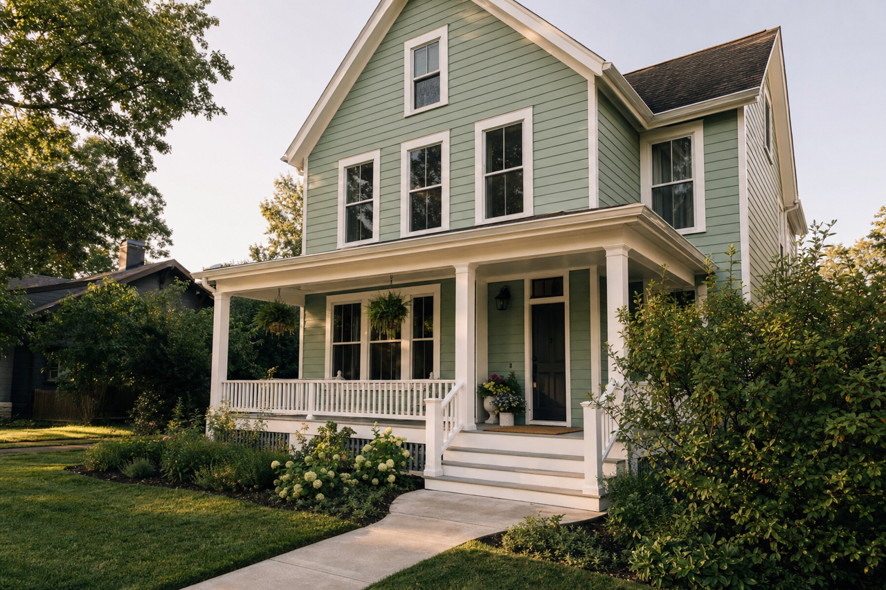 Spring Break by Benjamin Moore on exterior
