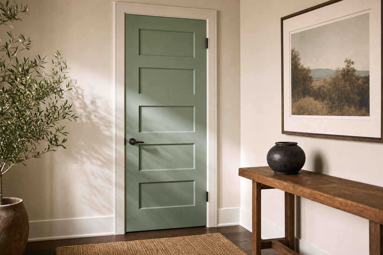 Winchester by Benjamin Moore on interior-doors