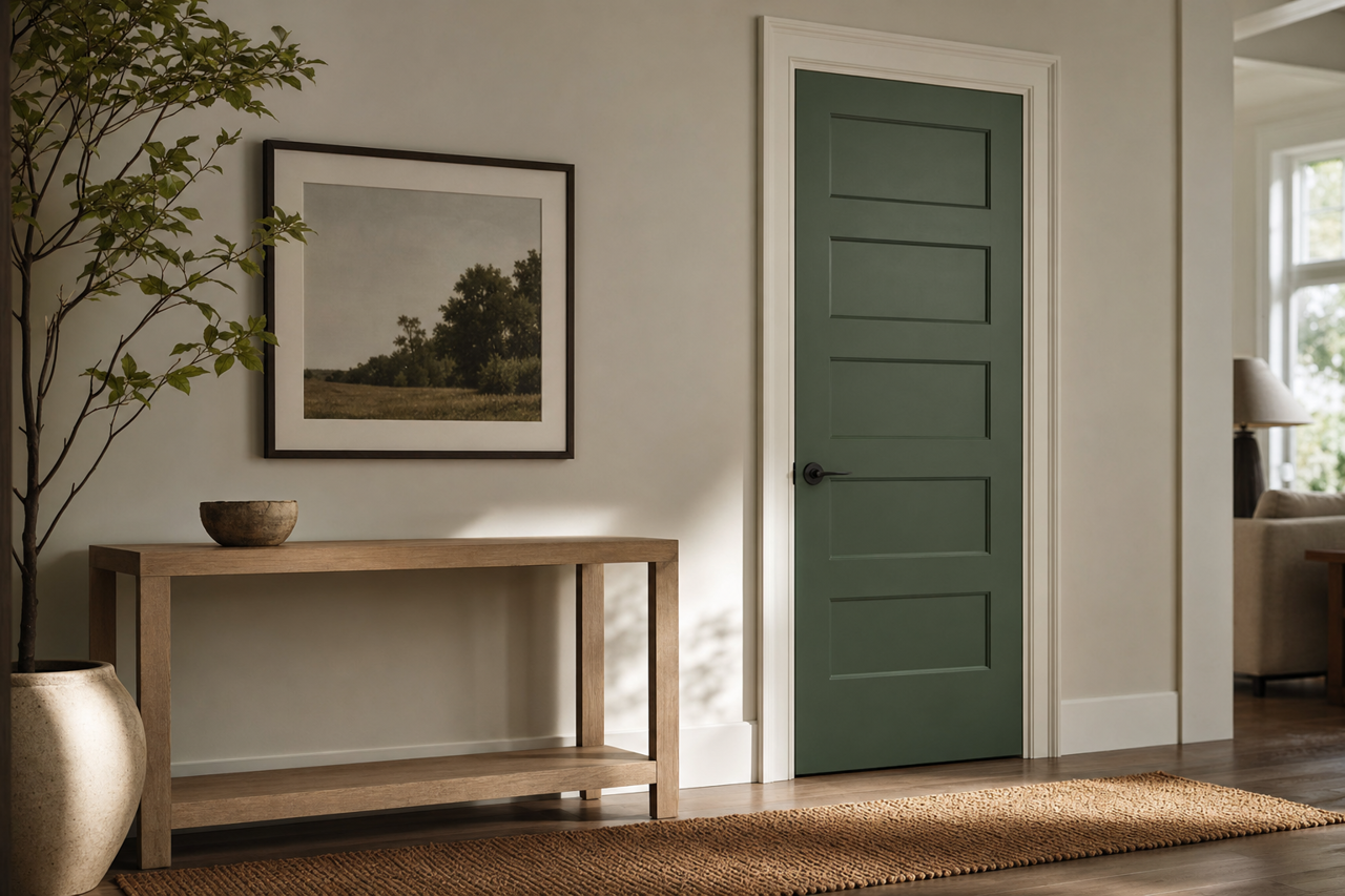 Martha's by Benjamin Moore on interior-doors