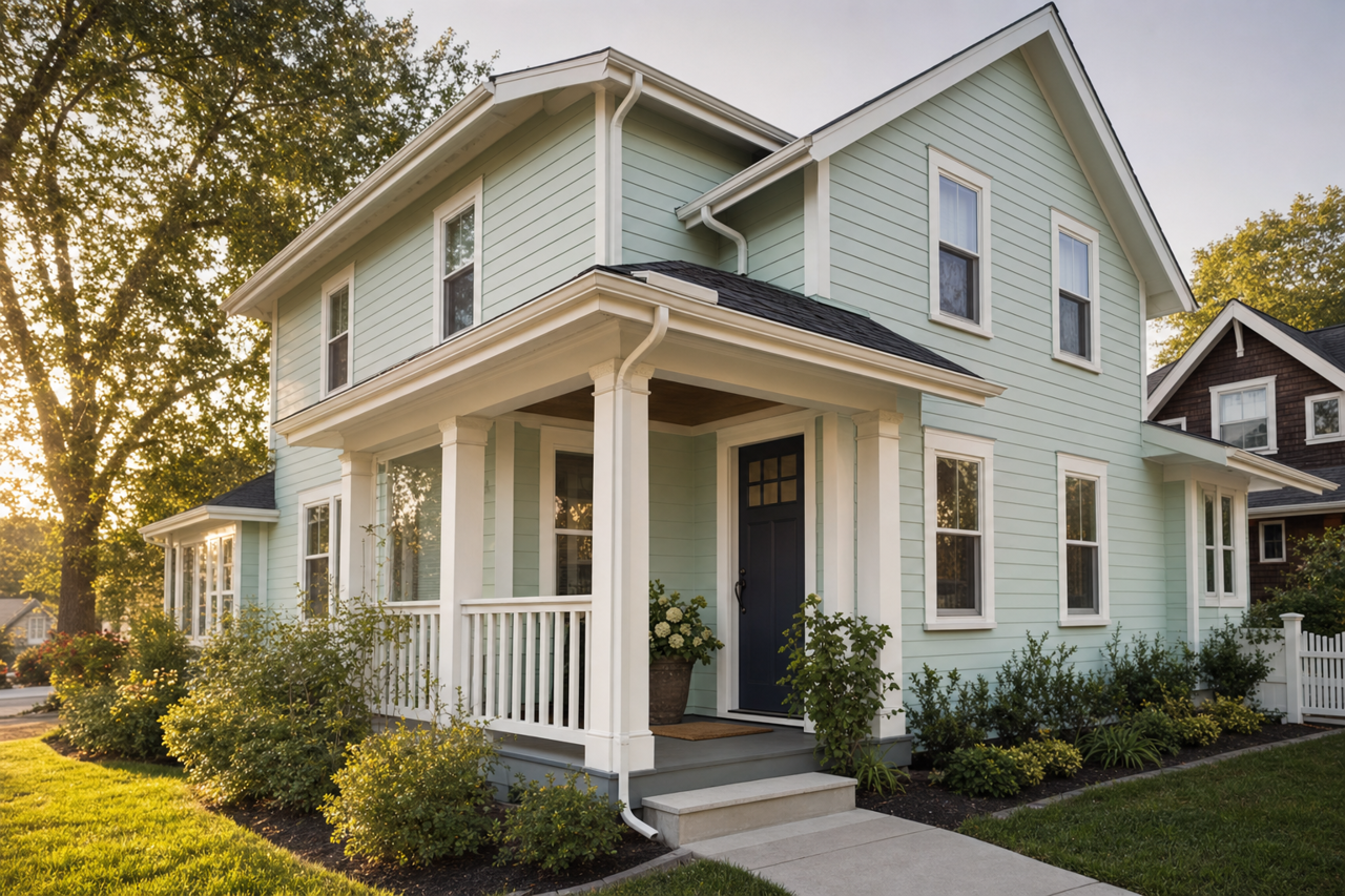 Aberdeen by Benjamin Moore on exterior