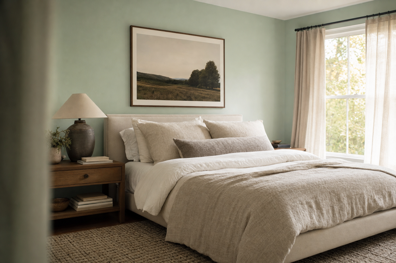 Aberdeen by Benjamin Moore on interiors
