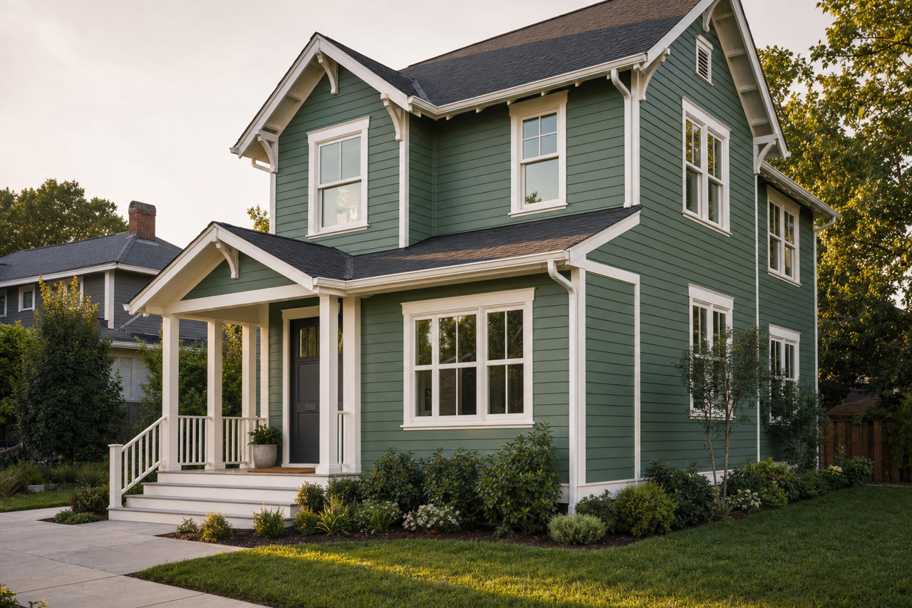 Gothic by Benjamin Moore on exterior