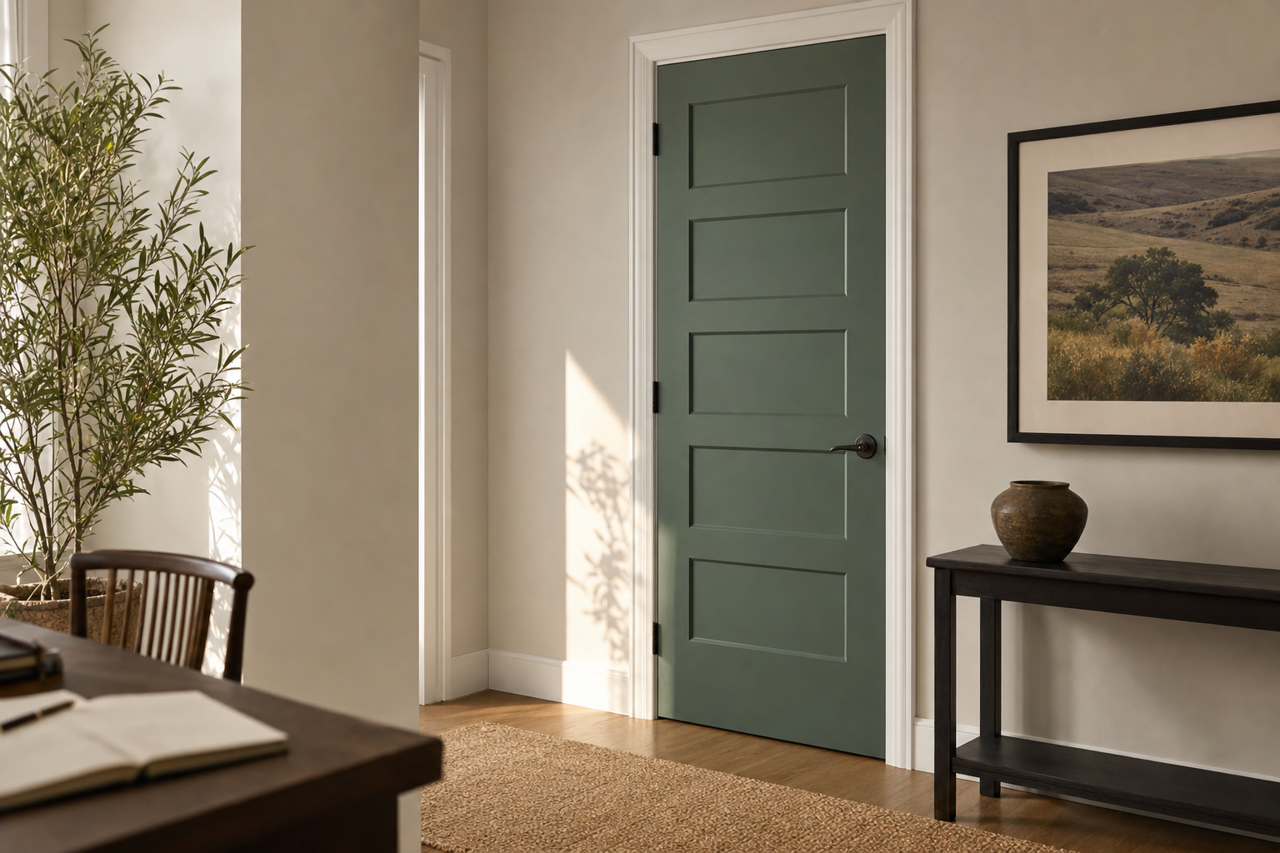 Gothic by Benjamin Moore on interior-doors