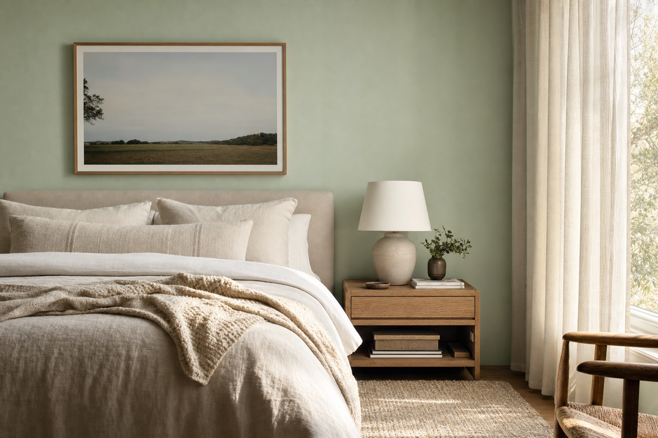 Pure by Benjamin Moore on interiors