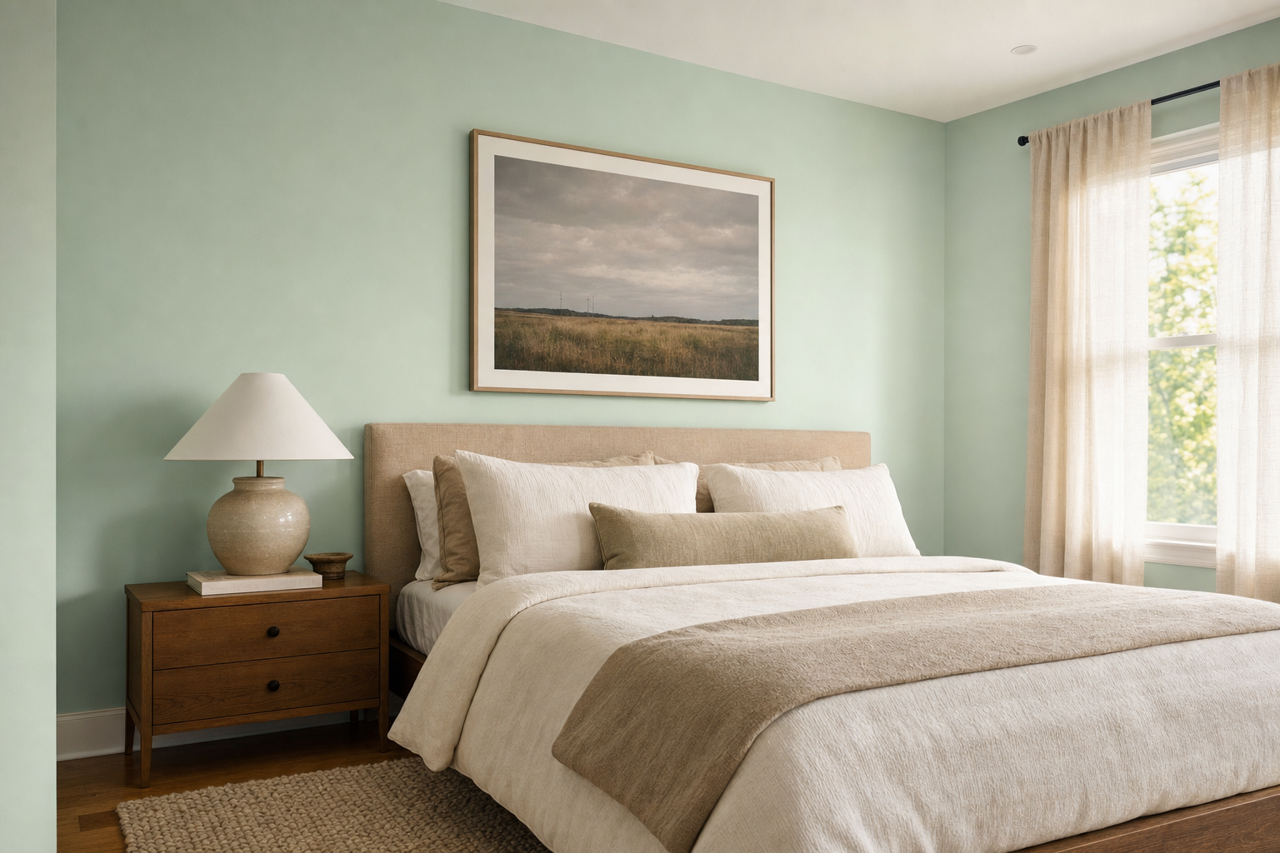 Let by Benjamin Moore on interiors