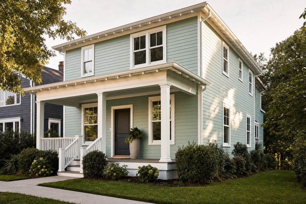 Dreamcatcher by Benjamin Moore on exterior