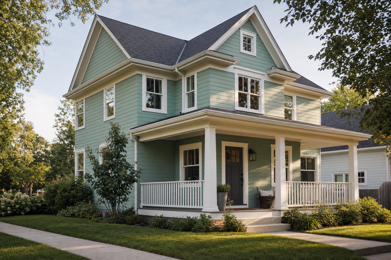 Everglades by Benjamin Moore on exterior