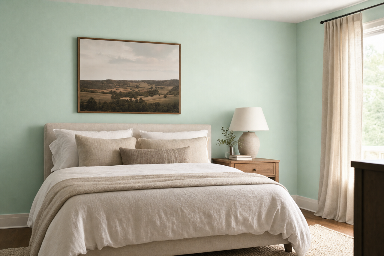 Outer Sphere by Benjamin Moore on interiors