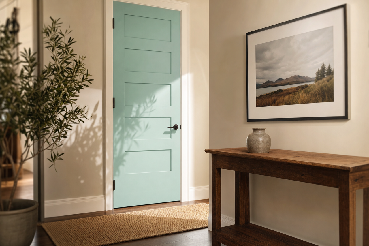 Fun by Benjamin Moore on interior-doors