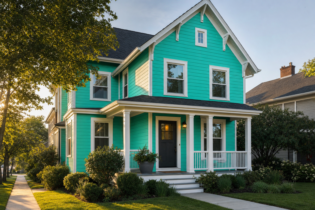 Sea by Benjamin Moore on exterior