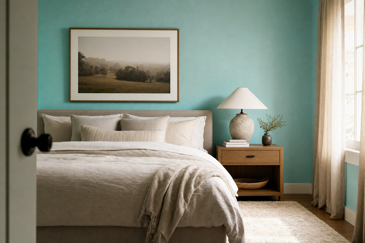 Mexicali by Benjamin Moore on interiors
