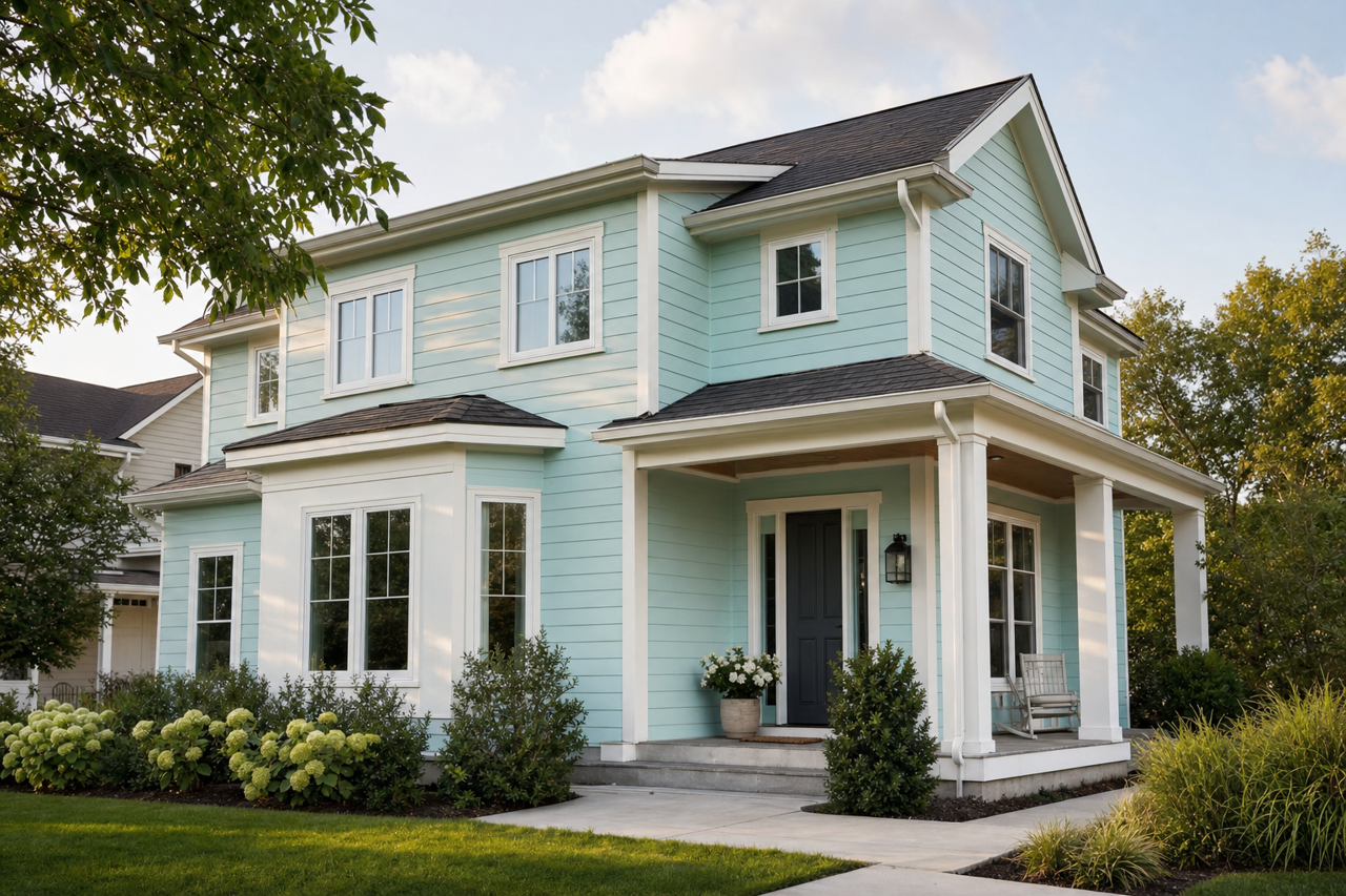 Maritime by Benjamin Moore on exterior
