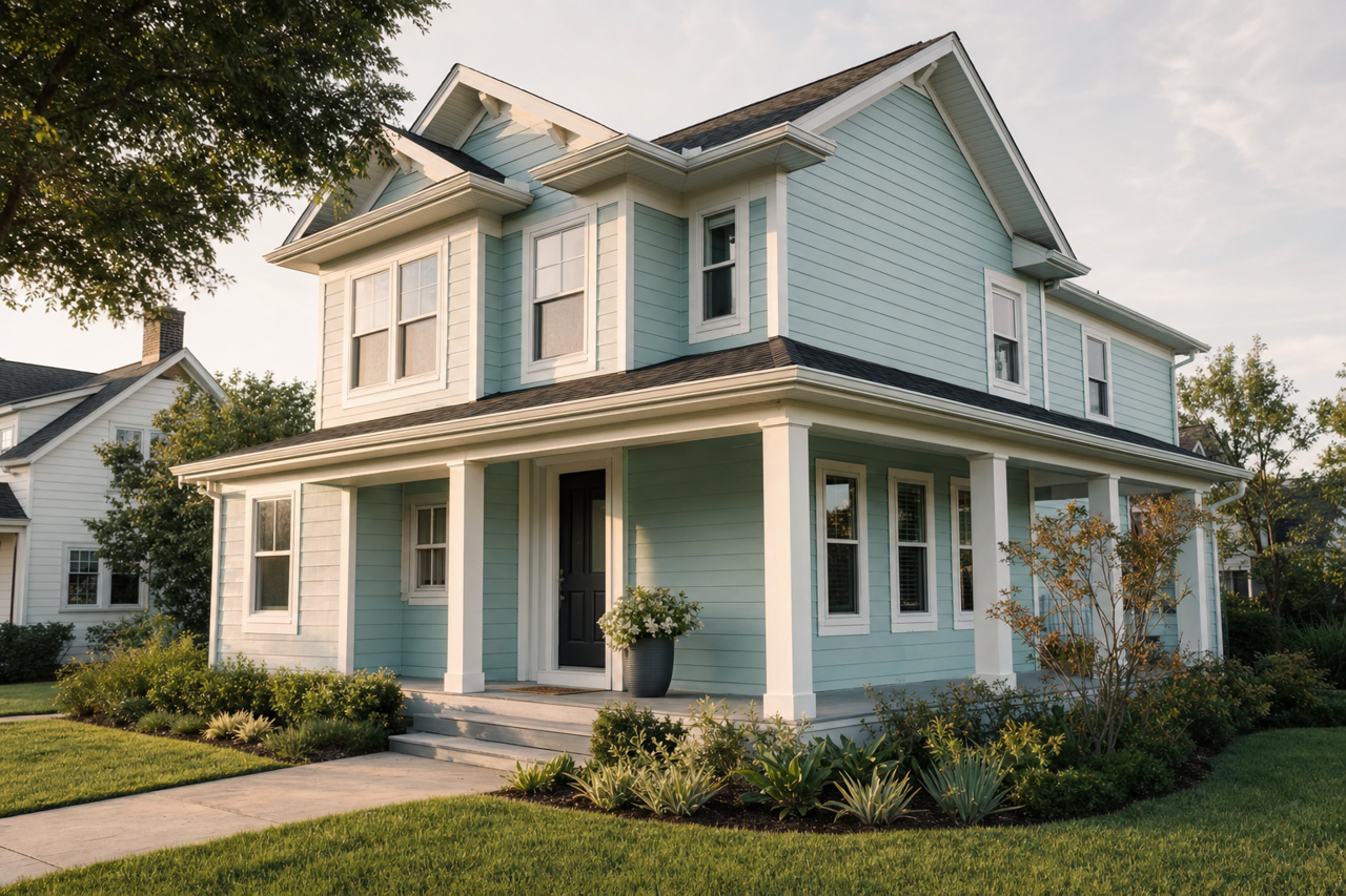 Thunderbird by Benjamin Moore on exterior