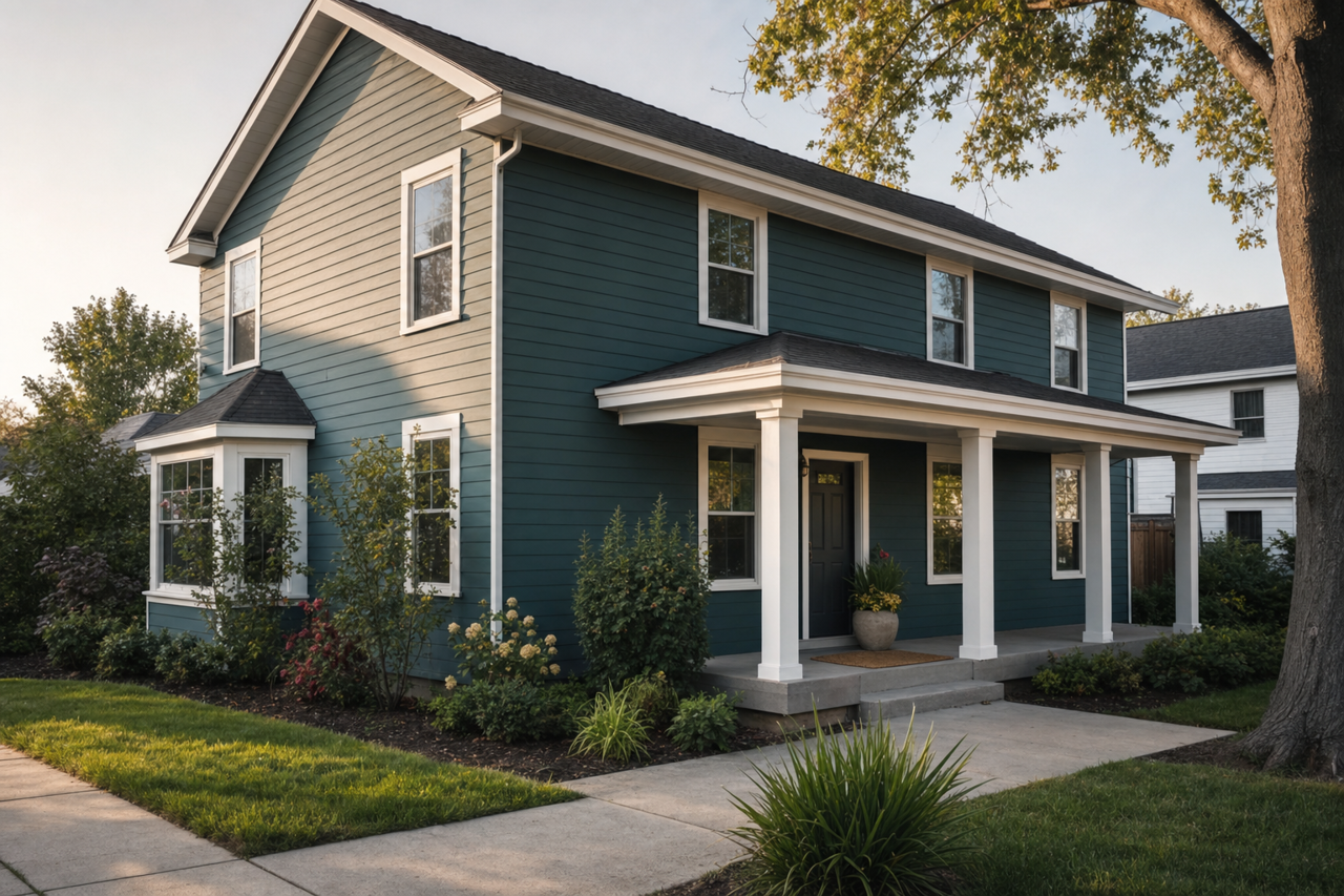 Olympus by Benjamin Moore on exterior