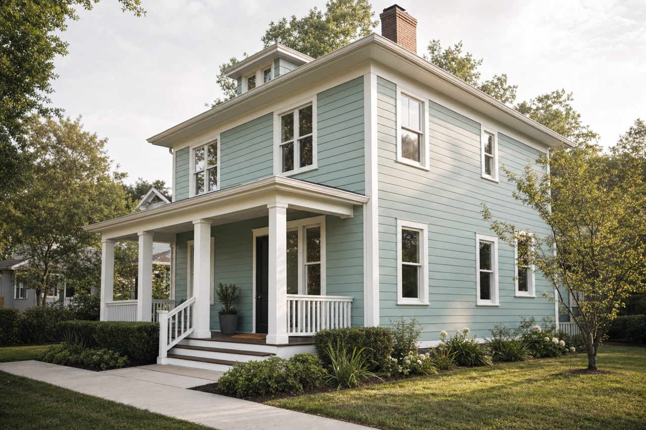 St. by Benjamin Moore on exterior