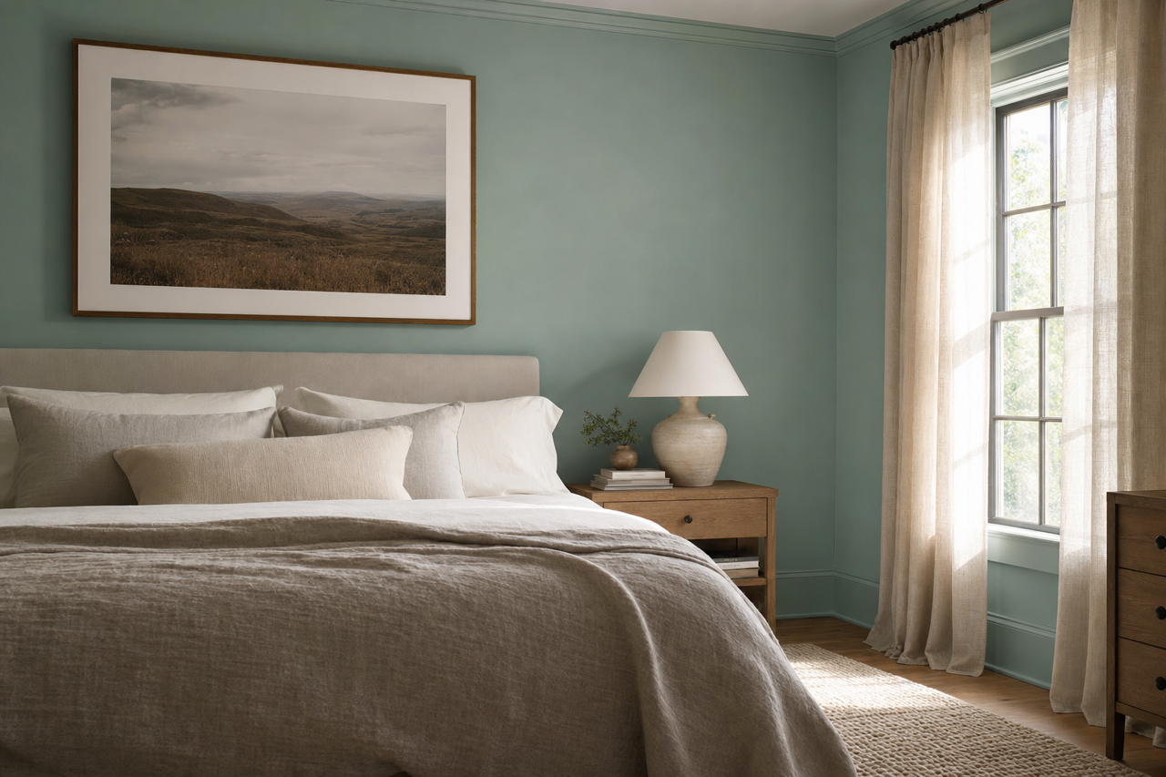 St. by Benjamin Moore on interiors