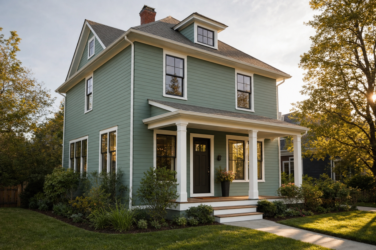 Shenandoah by Benjamin Moore on exterior