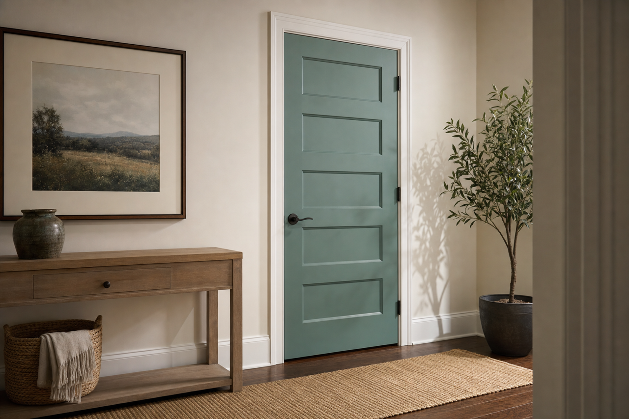 Shenandoah by Benjamin Moore on interior-doors