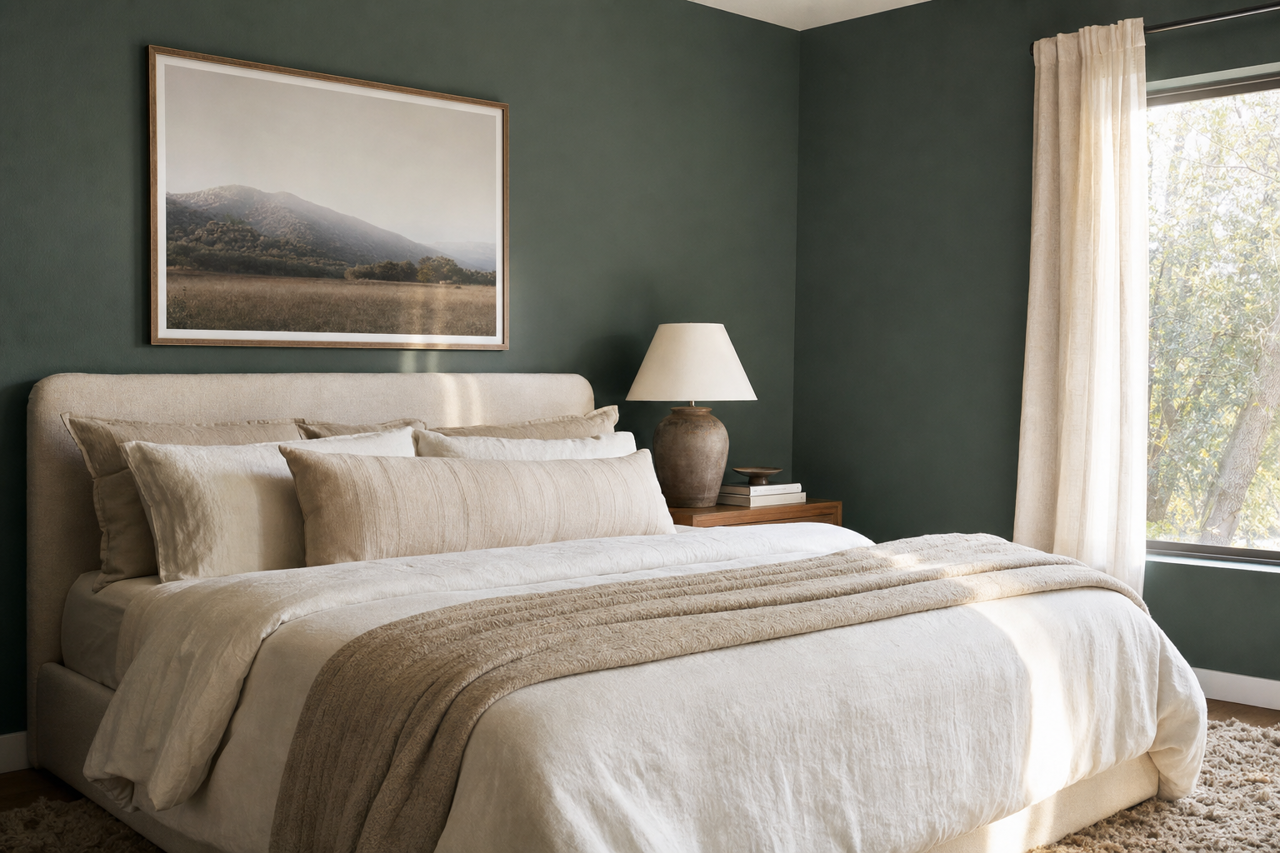 Crisp by Benjamin Moore on interiors
