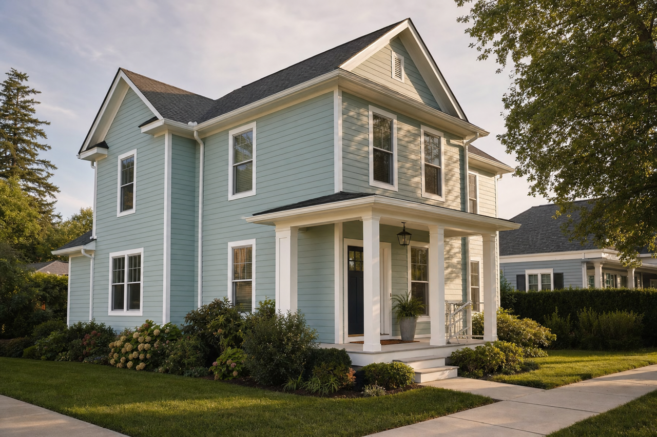Rhine River by Benjamin Moore on exterior